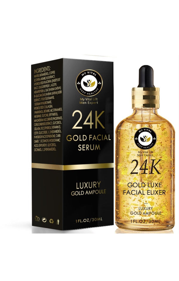 My Vital Gold Facial Serum - The Secret to Glowing Skin  – Anti-Aging Skincare